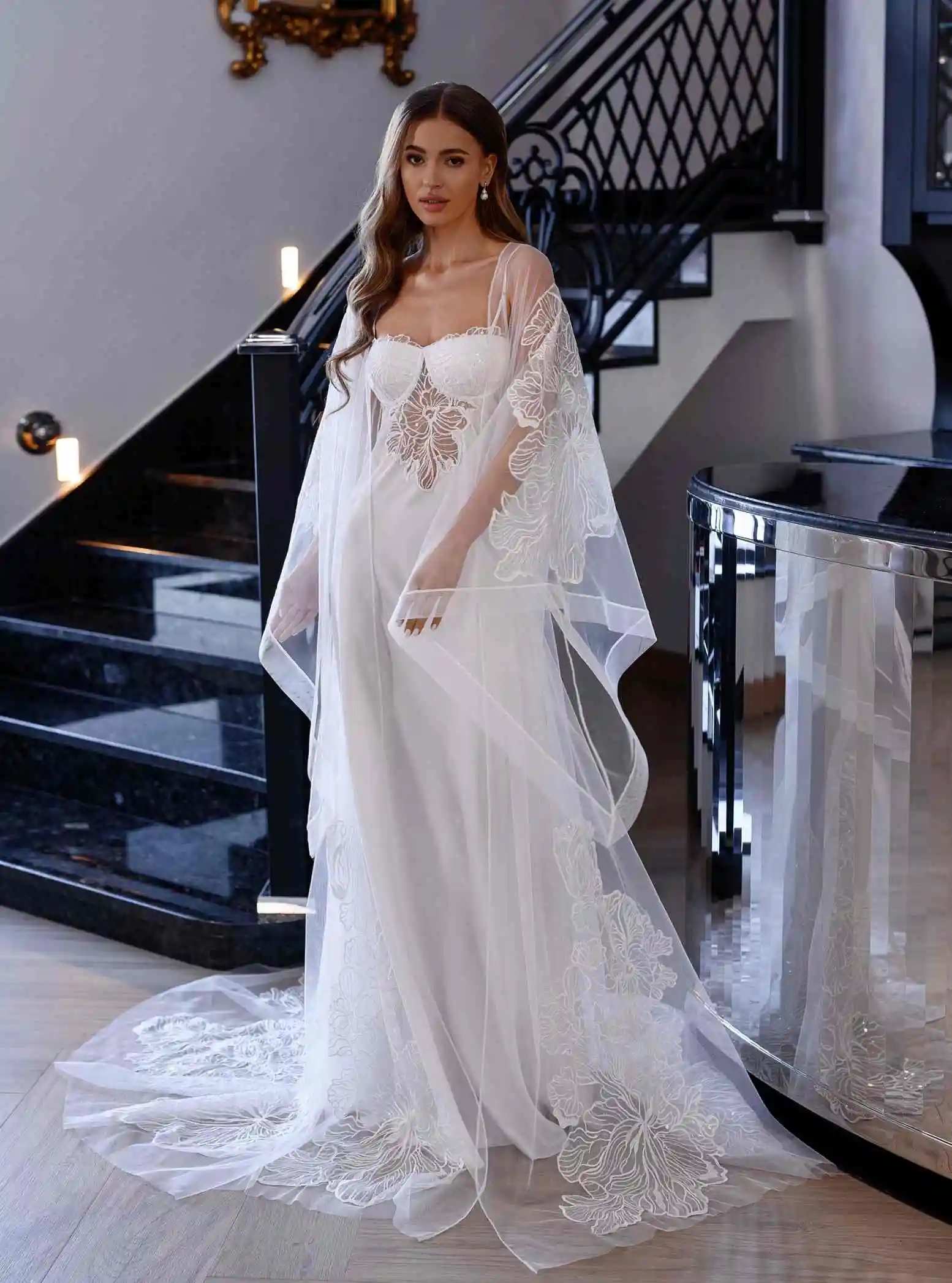 Elegant Maternity Dresses Women Robe Nightgown Long Sleeves Appliques Sleepwear Bathrobe Prom Bridesmaid Pajamas Custom Made