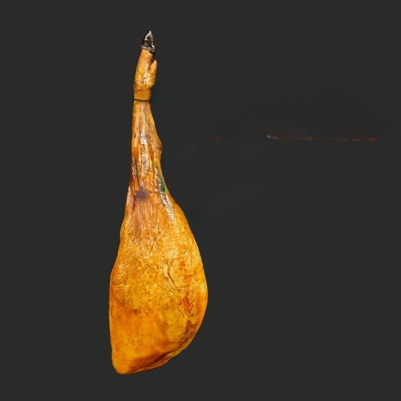Ham whole leg, red label air-dried ham, ready to eat, ham with leg rack