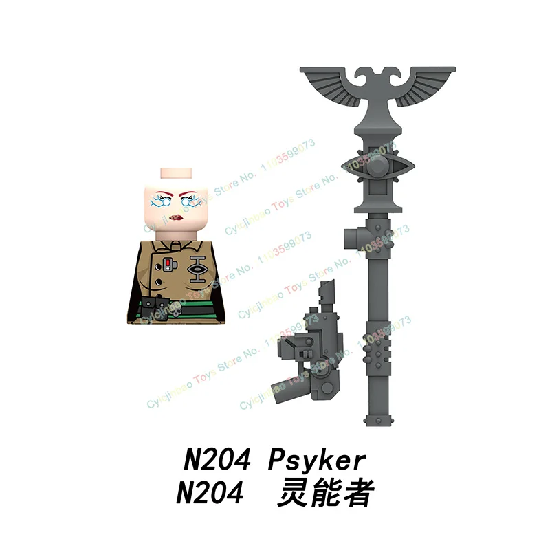 Modern Pyro Soldier Sergeant Signal Corps Sniper Instructor Building Blocks Bricks Accessories Head Weapon Kid Toys N201-208