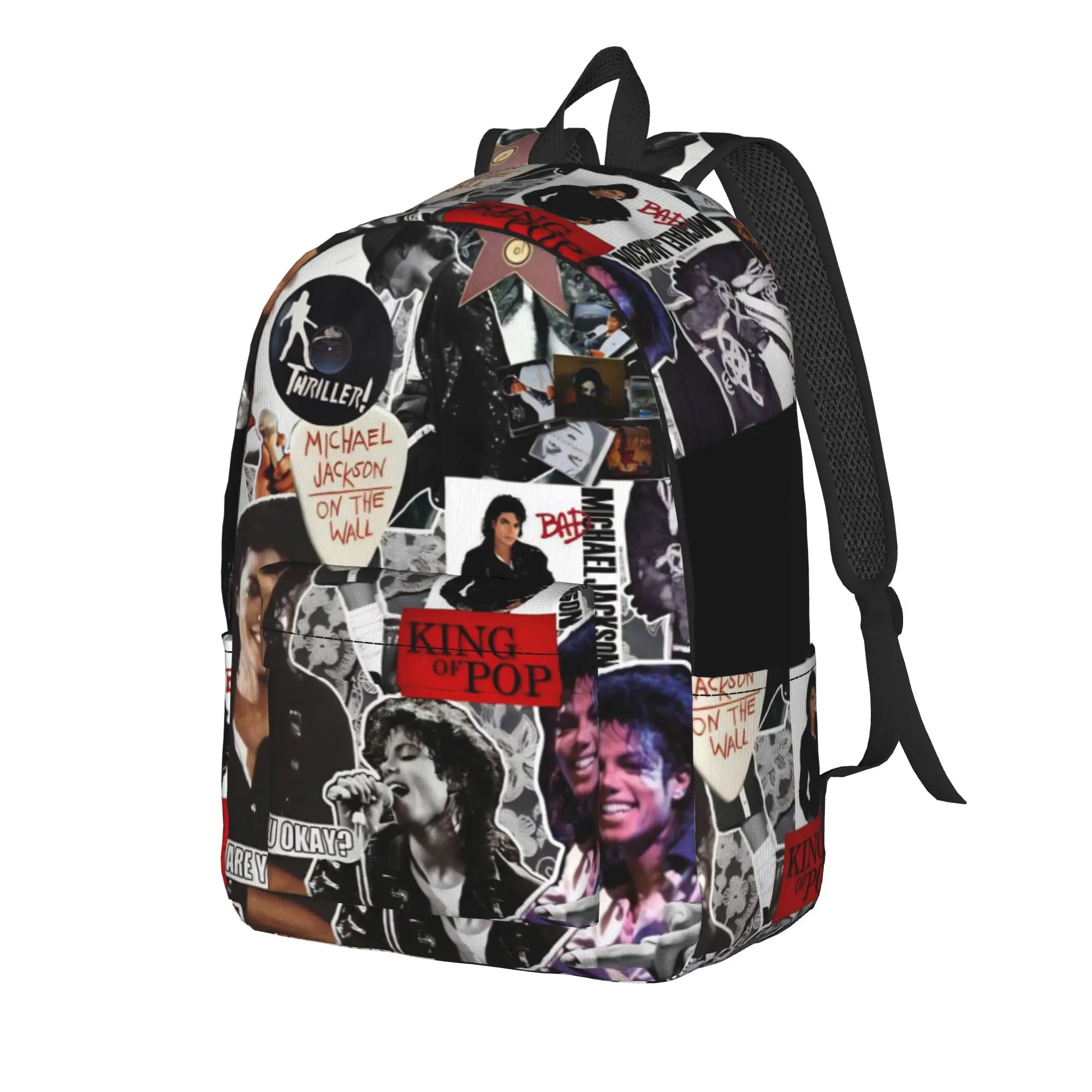 Michael Jacksons Musical Movie 2026 Cool Backpack with Pocket Student Business  Daypack for Men Women Laptop Canvas Bags