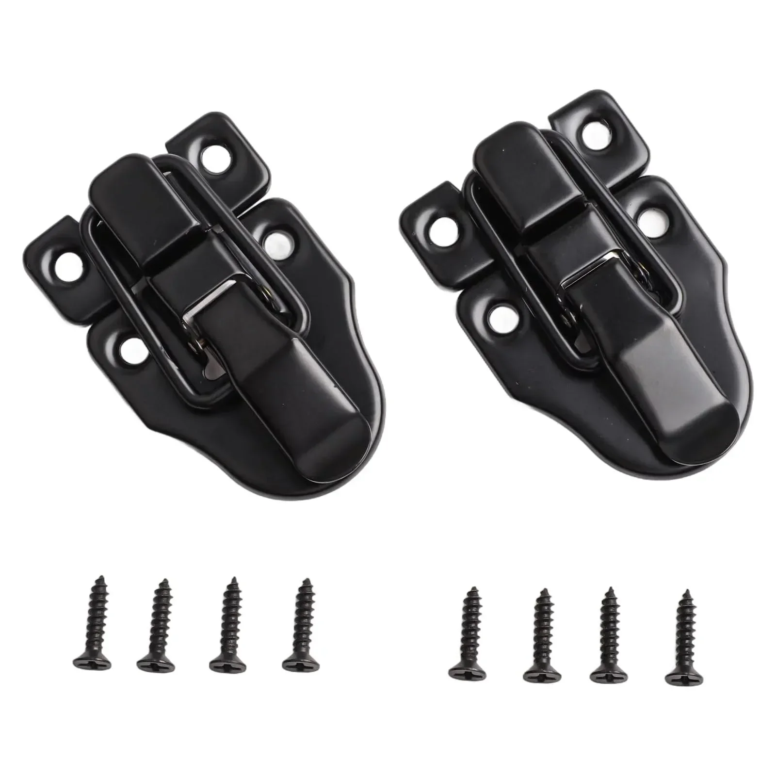 DIY Projects Black Classic Duckbill Locks Cabinet Locks High-quality Iron Long Service Life Versatile Toggle Latches
