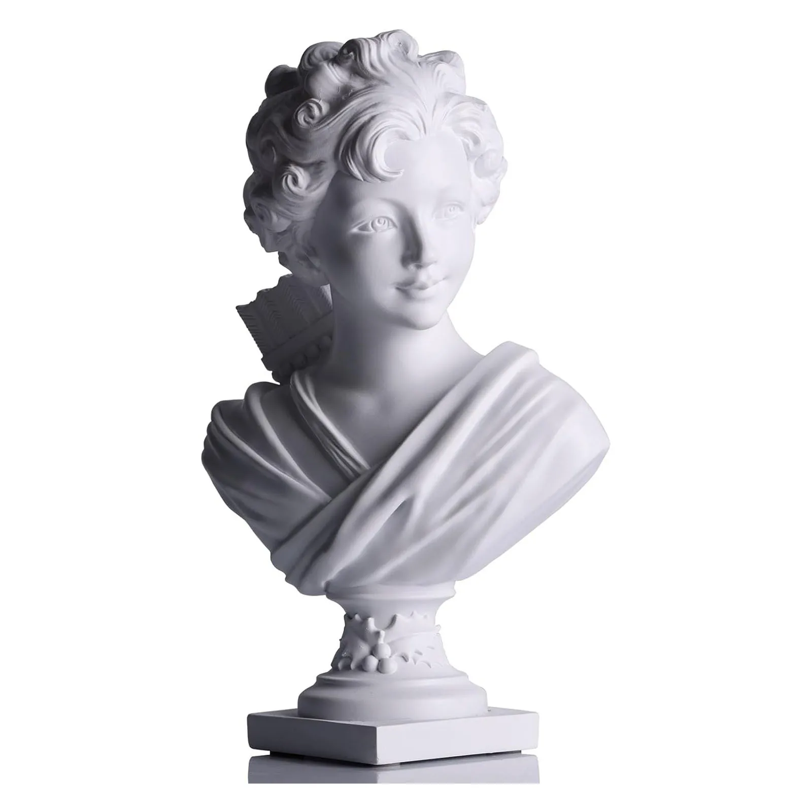 Creative European Sculpture Greek Cupid Statue 31cm Classic Roman Bust Greek Mythology Sculpture for Home Decoration