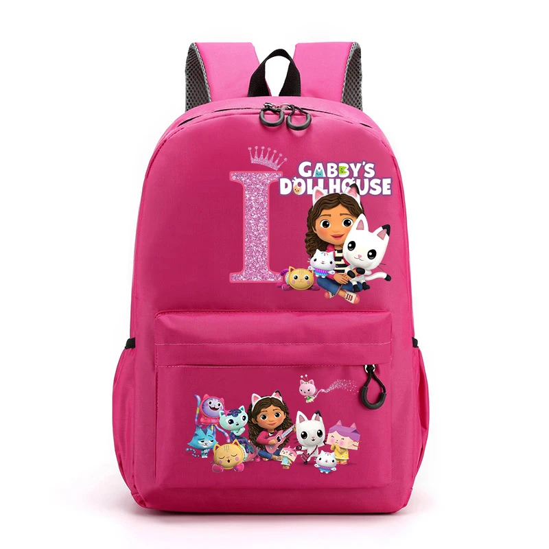 Kawaii Gabby Dollhouses Girl Backpack Children Cartoon Cute Knapsack Kids Anime Creative Schoolbag Student Fashion Book Bag Gift