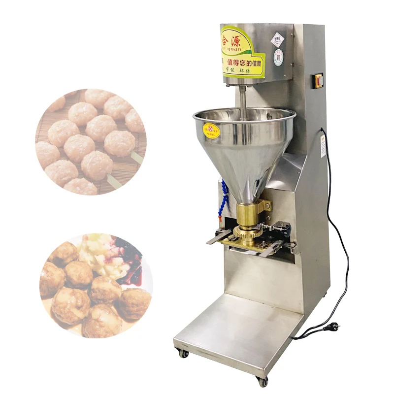 

Electric Meatball Maker Beef Meatball Rolling Machine Chicken Fish Meatball Forming Machine For Sale