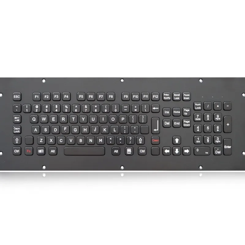 Three-proof keyboard keys, special electronic dynamic IP65 waterproof, dustproof and riot-proof stainless steel metal industrial