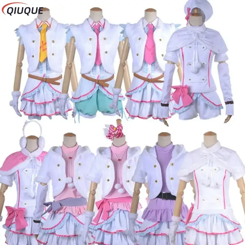 

Anime Lovelive Love Live Snow Halation Honoka Kotori Umi Eli Nozomi Maki Rin Hanayo Nico Cosplay Costume Wig Winter Lolita Dress