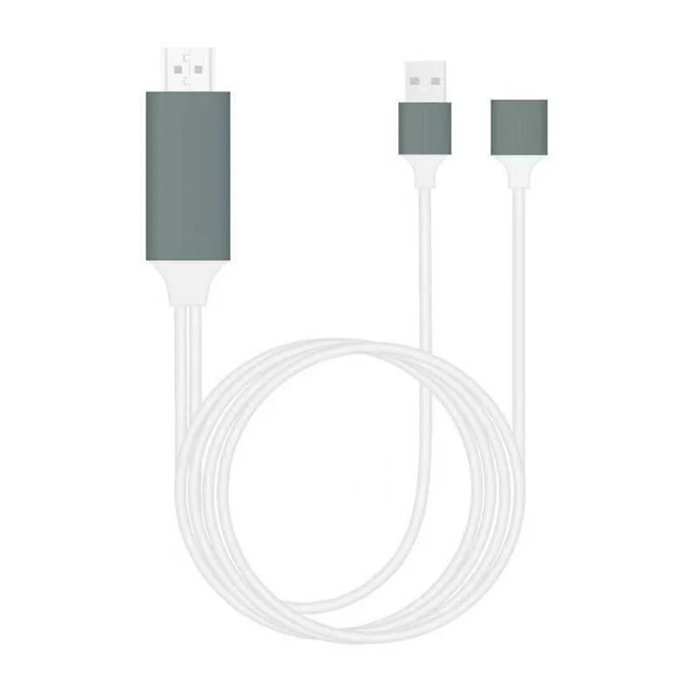 Kompatybilne z Hdmi dublowanie kabel AV telefonu komórkowego do telewizora Adapter HDTV Adapter Usb trzy w jednym z tym samym uniwersalnym ekranem