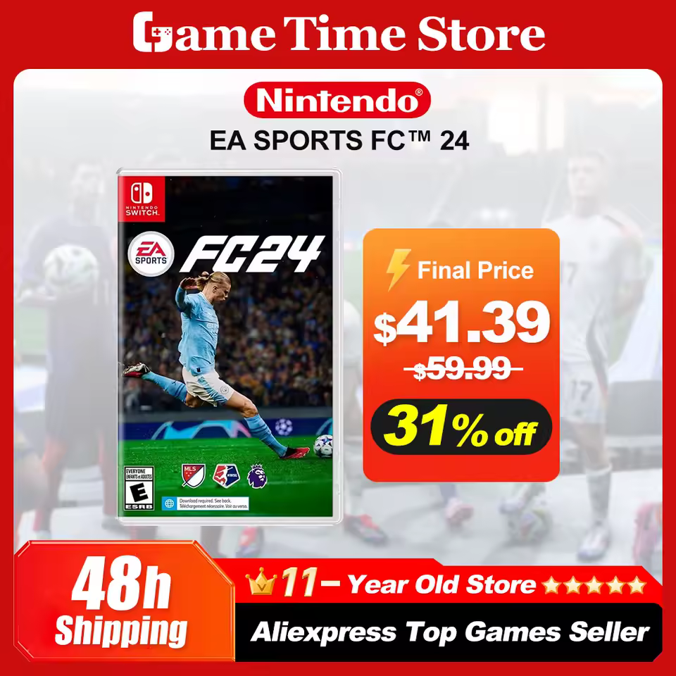 EA SPORTS FC24 Nintendo Switch Game Deals 100% Official Physical Game Card Sports Genre Soccer Game for Switch Game Console