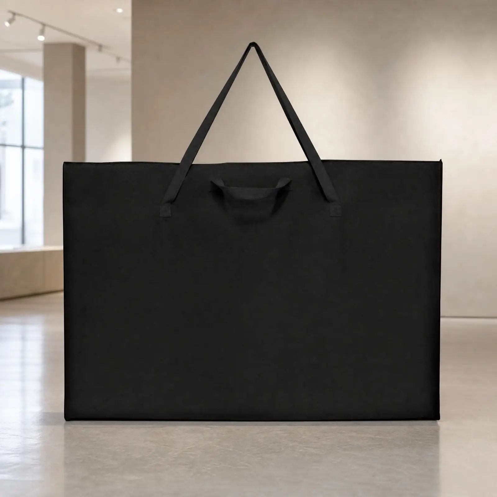 Spacious Artwork Transport Case for Drafting Supplies Sketchbook Holder Polyester Bag with Shoulder Handles