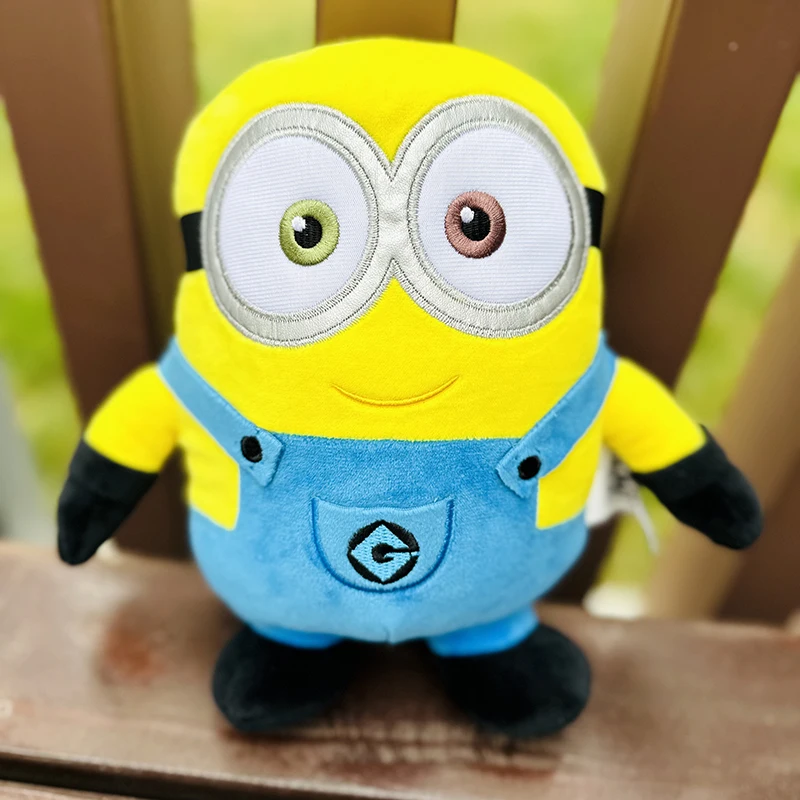 

Плюшевая игрушка Universal Studios Minions Bob, 22 см, милая мягкая кукла, детский подарок на день рождения и сувенир