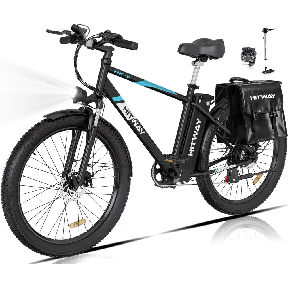 

Electric Bike for Adults, 750W/48V/14Ah Ebike with Removable Battery, 20MPH/35-75Miles Electric Bicycle with 26"×3.0 Fat Tire,