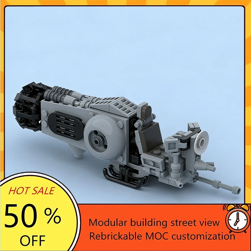 

Набор из 125 деталей: Популярная модель из фильма «Звездные войны», конструктор MOC, модульный техно-набор, подарок на праздник, игрушка для сборки для детей