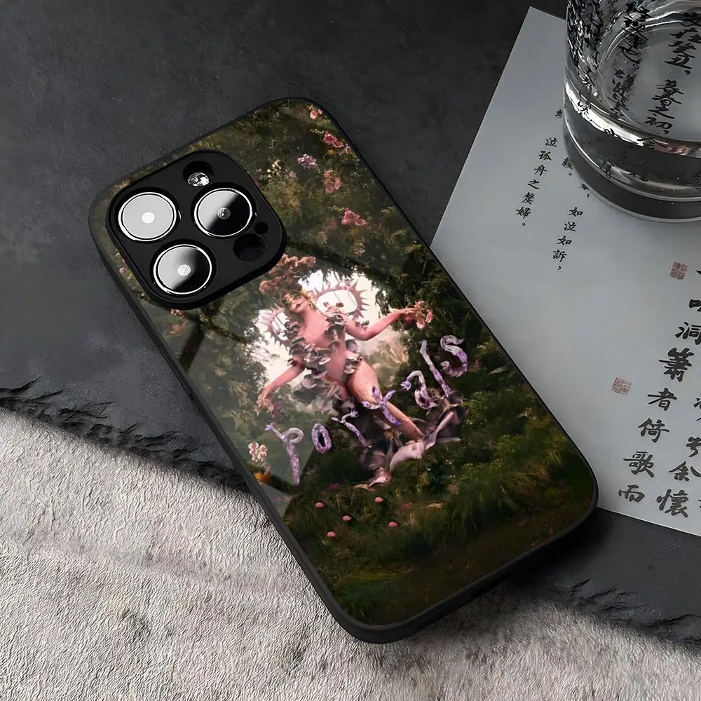 Singer Melanie Martinez Portals Phone Case For iPhone 15 13 14 16 12 11 Pro XS Max Plus Mini X XR SE2020 Tempered Glass Coque