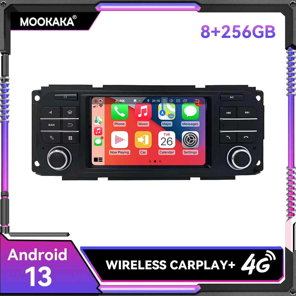 5-дюймовый экран Android 14.0 для Jeep Cherokee 1999 2000 2001 2002-2005Carplay, авторадио, автомобильный радиоприемник, мультимедийный плеер, навигация, GPS 5-дюймовый экран Android 14.0 для Jeep Cherokee 1999 2000 2001 2002-2005Carplay, авторадио, автомобильный радиоприемник, мультимедийный плеер, навигация, GPS