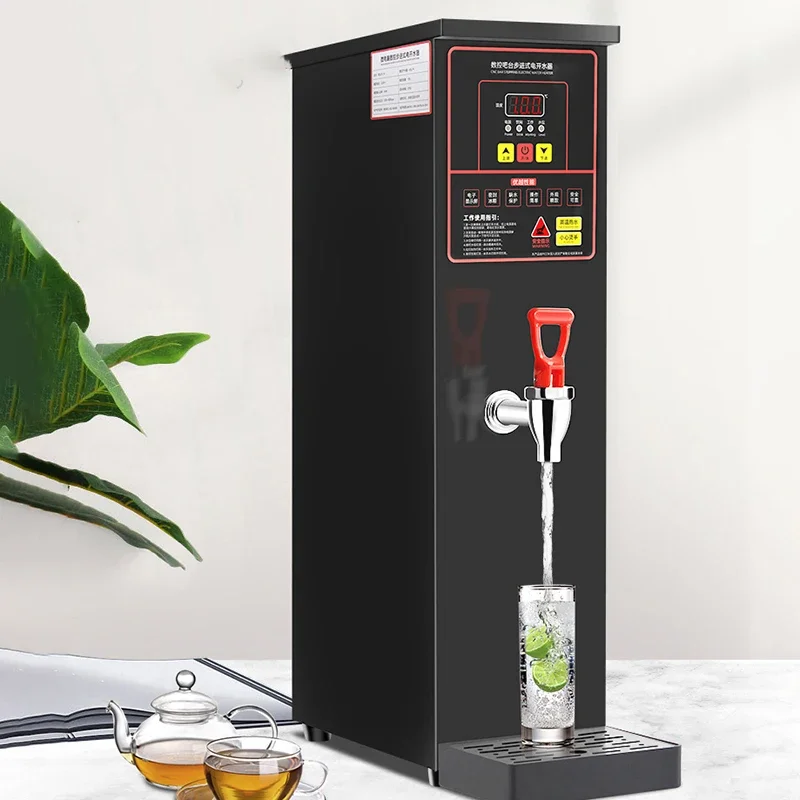 Ketel air otomatis komersial, pemanas air, mesin dispenser air, mesin bar, toko teh, pemanas air