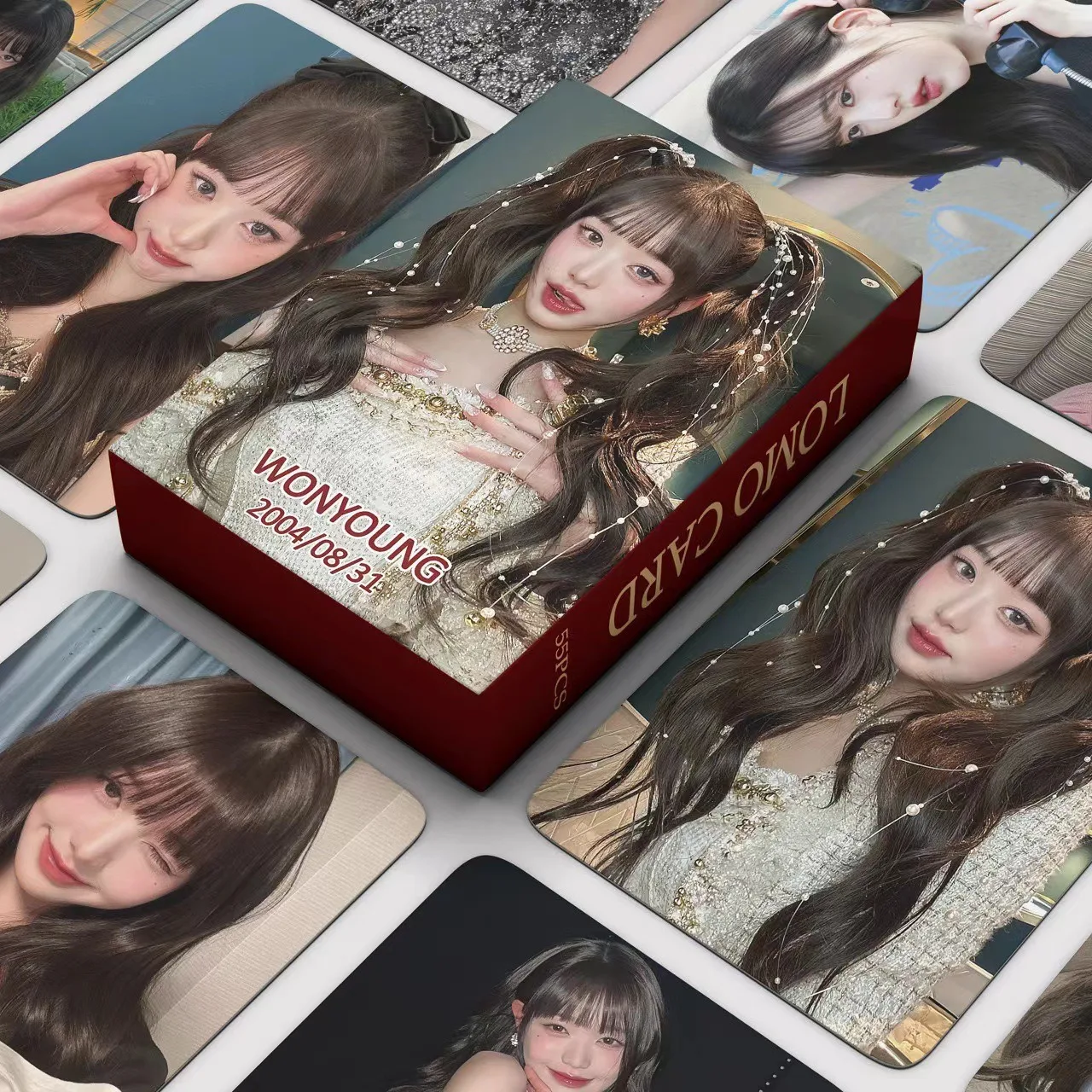 Album Kpop Jang Won Young 2024 Kartu Lomo Wonyoung Liz Leeseo Yujin Gaeul Hadiah Koleksi Anak Perempuan Kartu Pos Kartu Foto 55 Buah/Set
