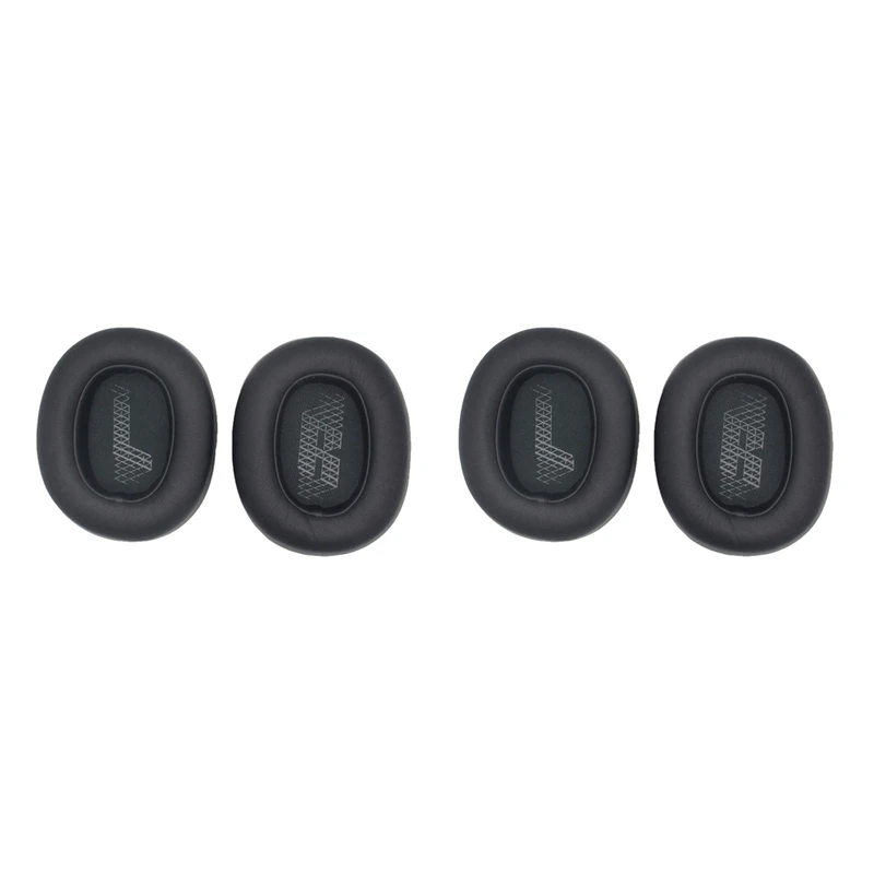 New 4Pcs For JBL Live 650BTNC 660 E65BTNC Duet NC Headphone Cover Earmuffs Black