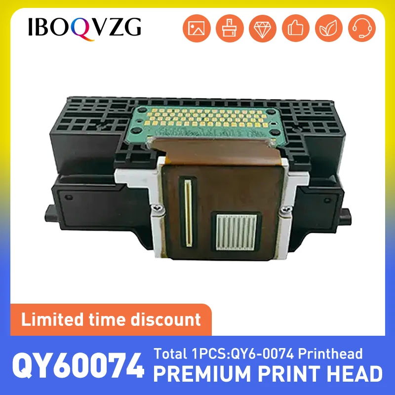 Cabeça de impressão IBOQVZG para impressora Canon, QY6-0074, QY6-0074-000, PIXMA MP980