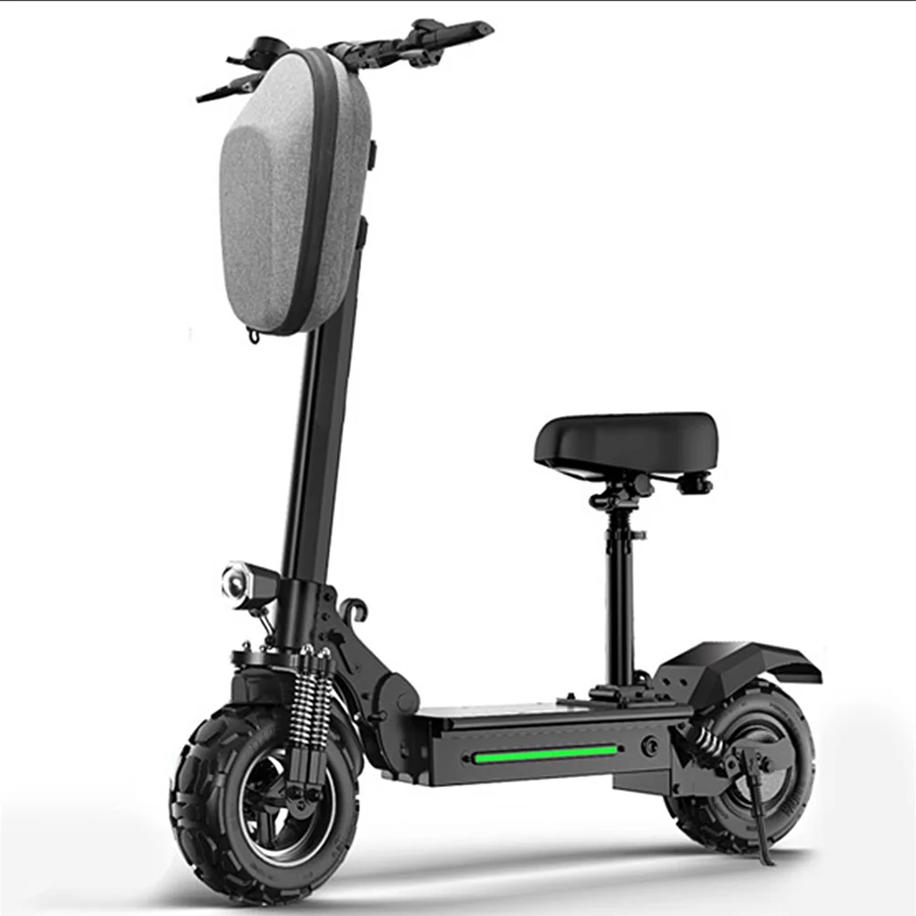 

Electric Scooter Handlebar Bag Eva Durable Large Capacity Bike Storage Pouch For Phone Keys Tools Scooter Handles Bag Handlebar