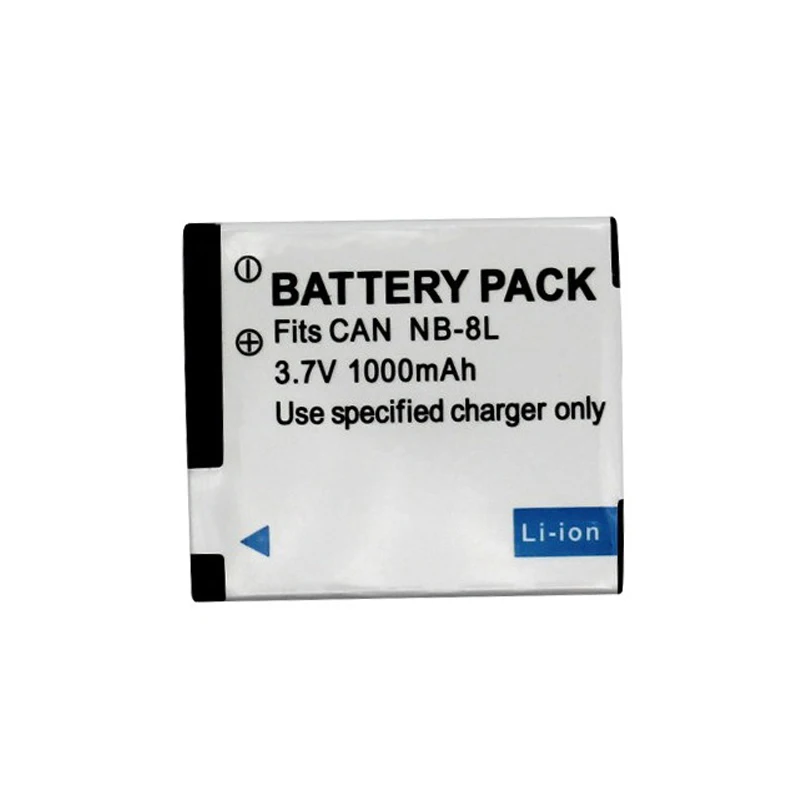 NB-8L NB 8L NB8L Li-ion Digital Camera Battery 3.7V 1000mAH For Canon PowerShot A3300 A3200 A3100 A3000 A2200 A1200 IS Batteries