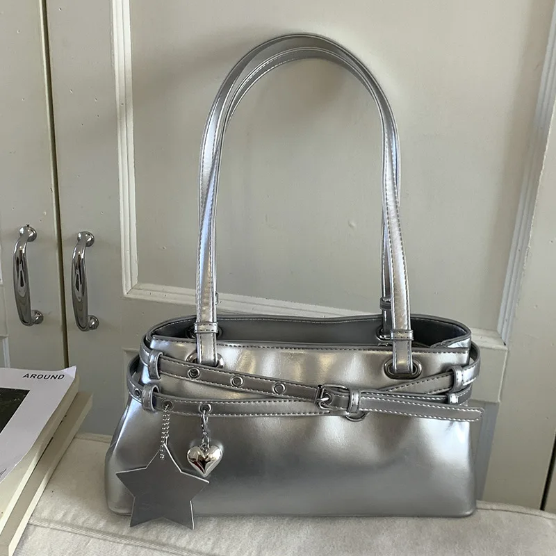 Large Capacity Retro Handbag Women's 2026 Spring New Korean Style Tote Bag Fashion Shoulder Bag Crossbody Bags for Women