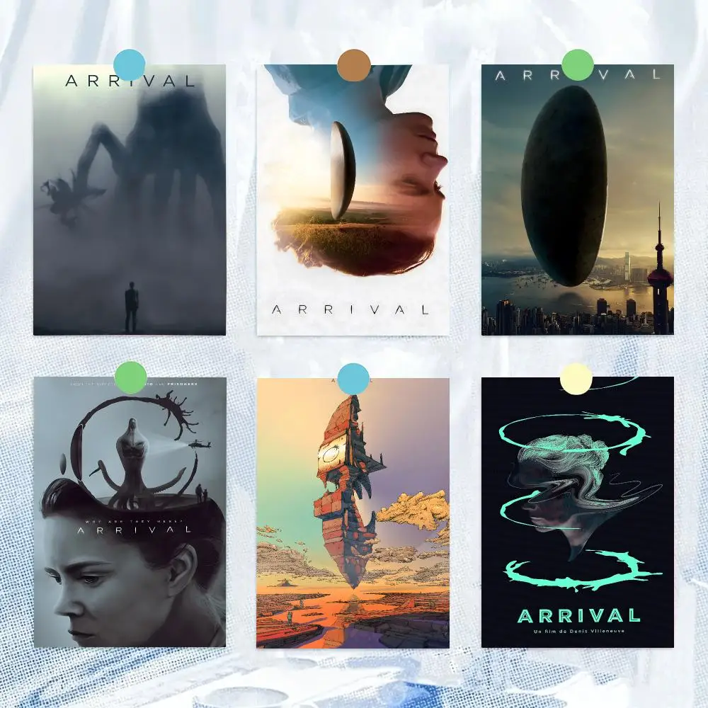 Movie A-Arrival Alien Sci-Fi Mystery Drama Poster HD Wall Decor for Bedroom Living Room Dorm Bar Cafe Office Gift