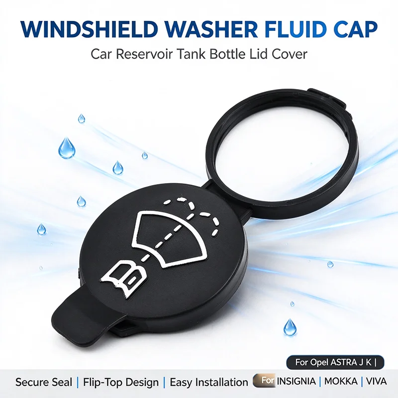 1X Windshield Wiper Washer Fluid Reservoir Bottle Cap Cover for Chevrolet Camaro Equinox 2010-2016 for Chevrolet Cruze 2011-2015