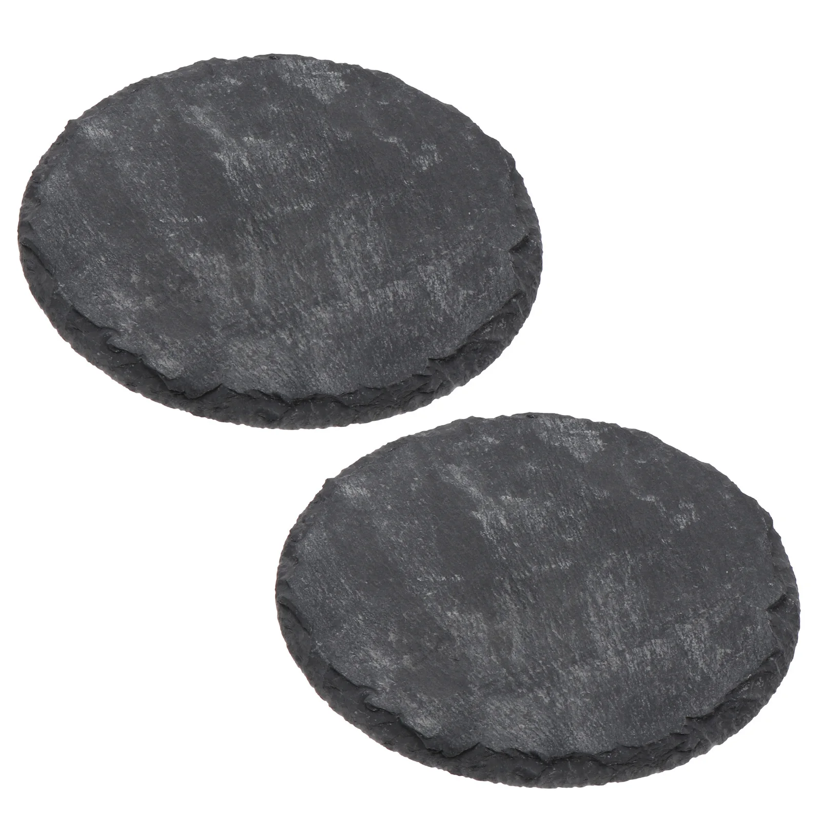 

2Pcs Non-Slip Stone Cup Coasters Industrial Style Heat Resistant Drink Cup Mats for Kitchen Home Table Decoration