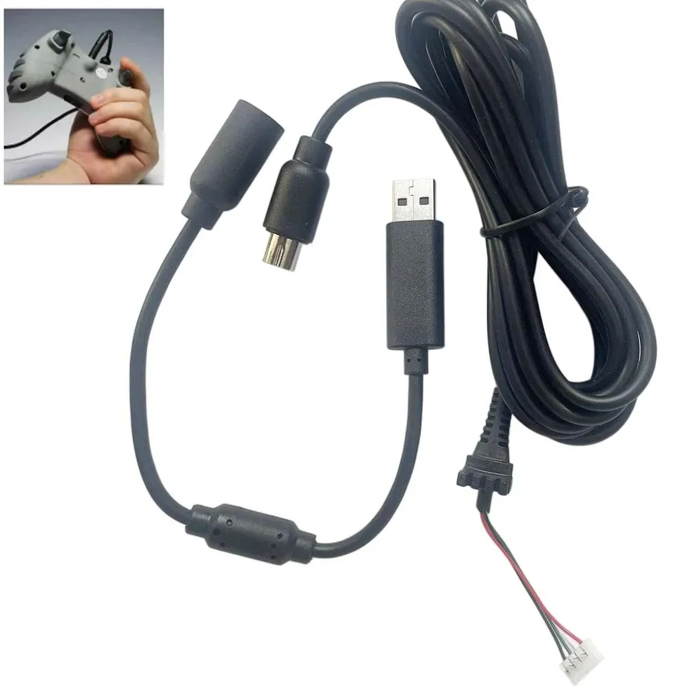 

for Microsoft XBOX360 USB Charging Cable Game Controller Connect Wire PC Gamepad Digital Convert Cord Replace Breakaway Adapter