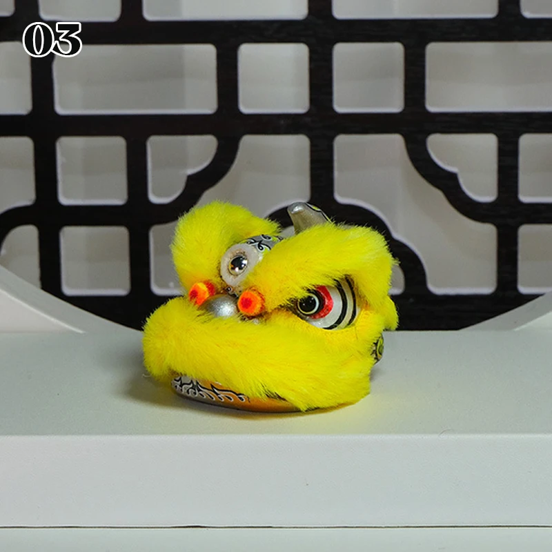 

Creative Lion Dance Ornament Chinese Style Home Accessories Car Ornaments Auspicious Keychain Decoration Personalised Retro Lion