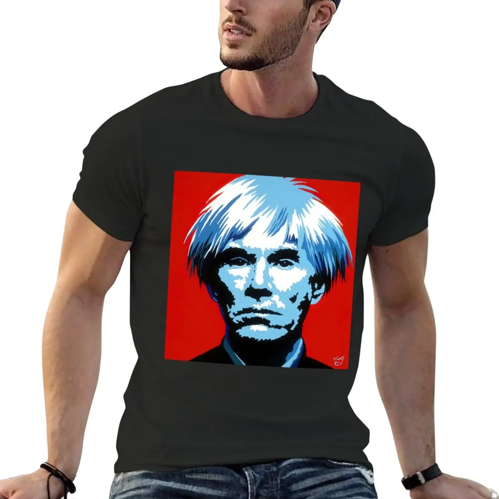 Andy warhol pop art, andy warhol artwork, andy warhol paintings T-Shirt baggy shirts customizeds Short sleeve tee t shirt men