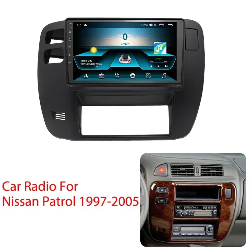 Car Radio For Nissan Patrol 1997-2005 CarPlay Stereo 4GLTE+5GWifi GPS Navigation 2Din Android Multimedia Player Autoradio Audio