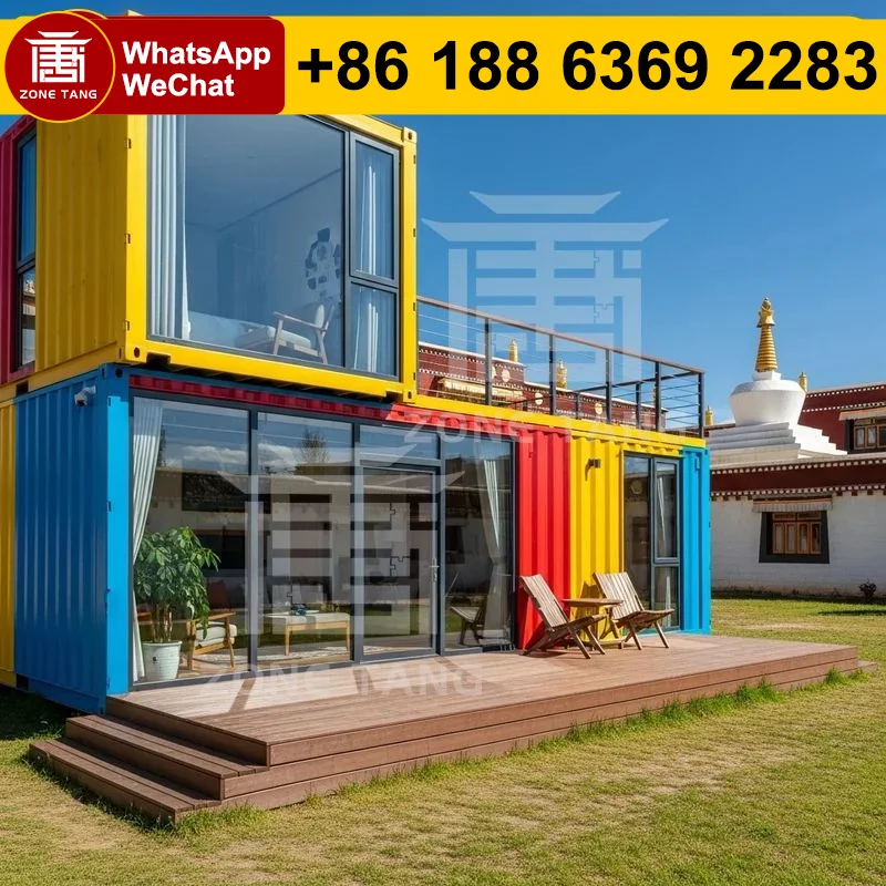 

Pre Fabricated Luxury Container House Flat Pack Homes Prefabricated Home Eco-Friendliness Prefab Tiny Factory Custom Hot Sale