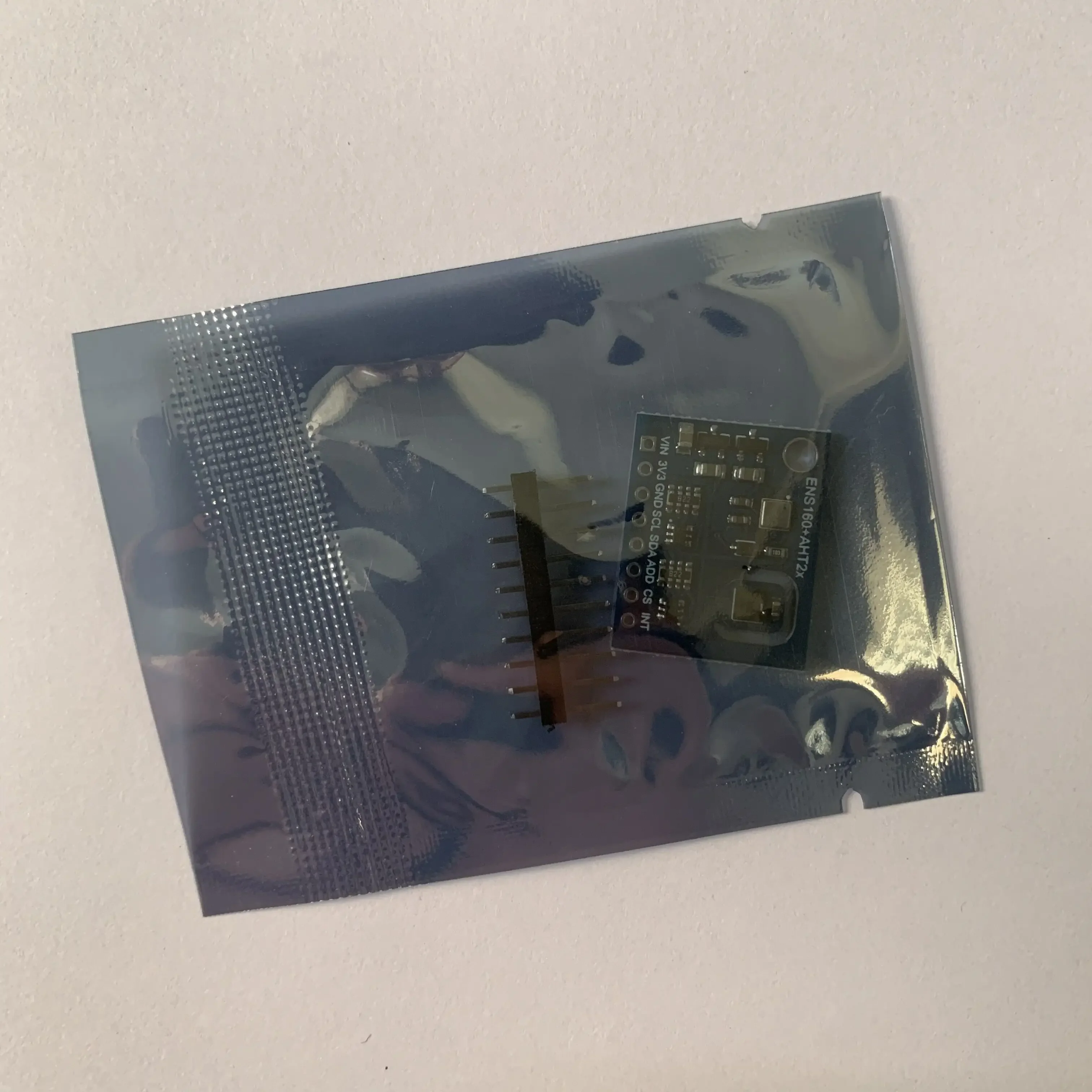 وحدة لوحة مستشعر جودة الهواء ودرجة الحرارة والرطوبة ، ENS160 ، AHT21 ، CO2 ، Eco2 ، TVOC