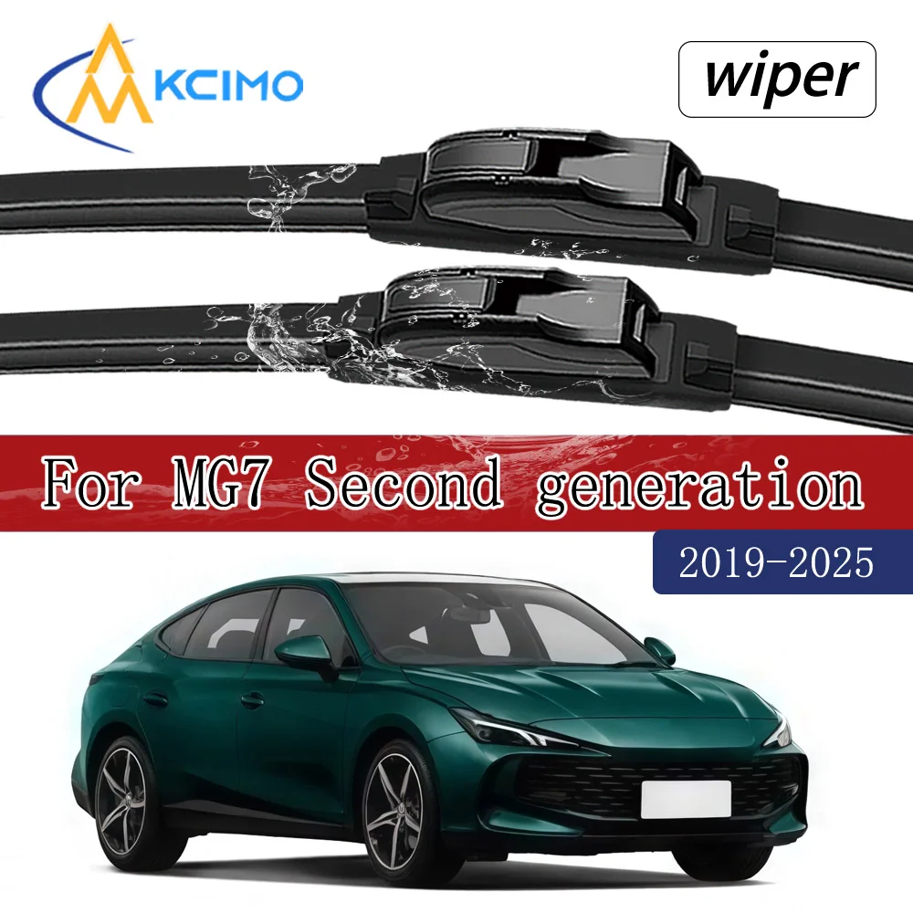 

Exact Fit Wiper Blade Set For MG7 Second generation 2019-2025 Quiet All-Weather Performance Front Windshield Wiper Blades