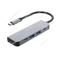 Type-c 7-in-1 docking station HDMI notebook USB multi-port hub aluminum alloy H UB screen projection docking station