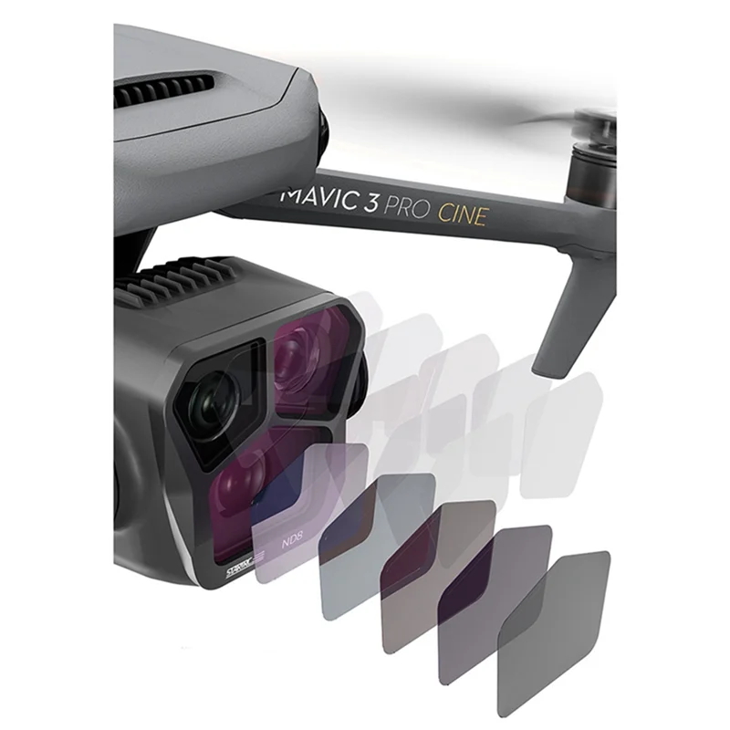 STARTRC For DJI Royal 3 Pro Convenient Practical Four-Piece Set ND8/16/32/64 Filter Drone Filter-X64A