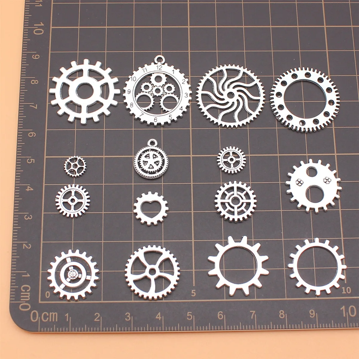 

200 шт./пакет, 14 стилей, античное серебро, цвет, подвески-шестерни, кулон, ювелирные аксессуары «сделай сам», аксессуары для изготовления ювелирных изделий