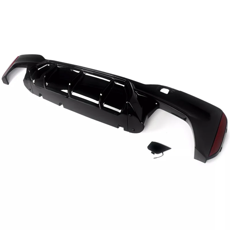 Gloss Black M5 Style Rear Bumper Diffuser For 2017-2021 BMW 5 Series G30 G31 Rear Lip body kit Spoiler Auto Parts Accessories view 4