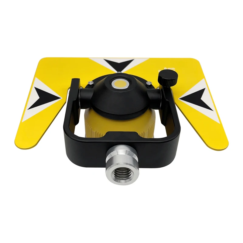 High Quality yellow Single Prism For Nikon FOR South For TrimbleTotal Station Prisms Surveying AK18 With Soft Bag