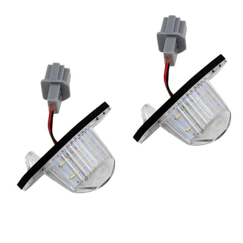 Luz de matrícula LED, Lâmpada para Honda Crv, Fit, Jazz, Crosstour, Odisséia, 2x Sem Erro