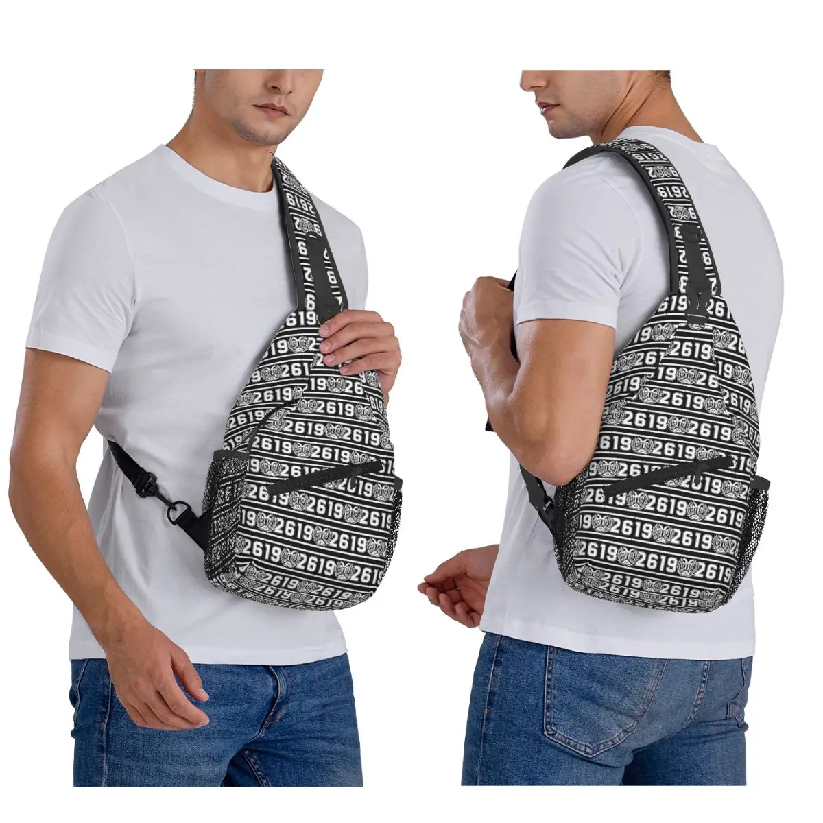 

Paok Thessaloniki Ultras Hooligans Chest Bag Men Sling Crossbody Backpack Chest Bag Travel Hiking Daypack Shoulder Bag