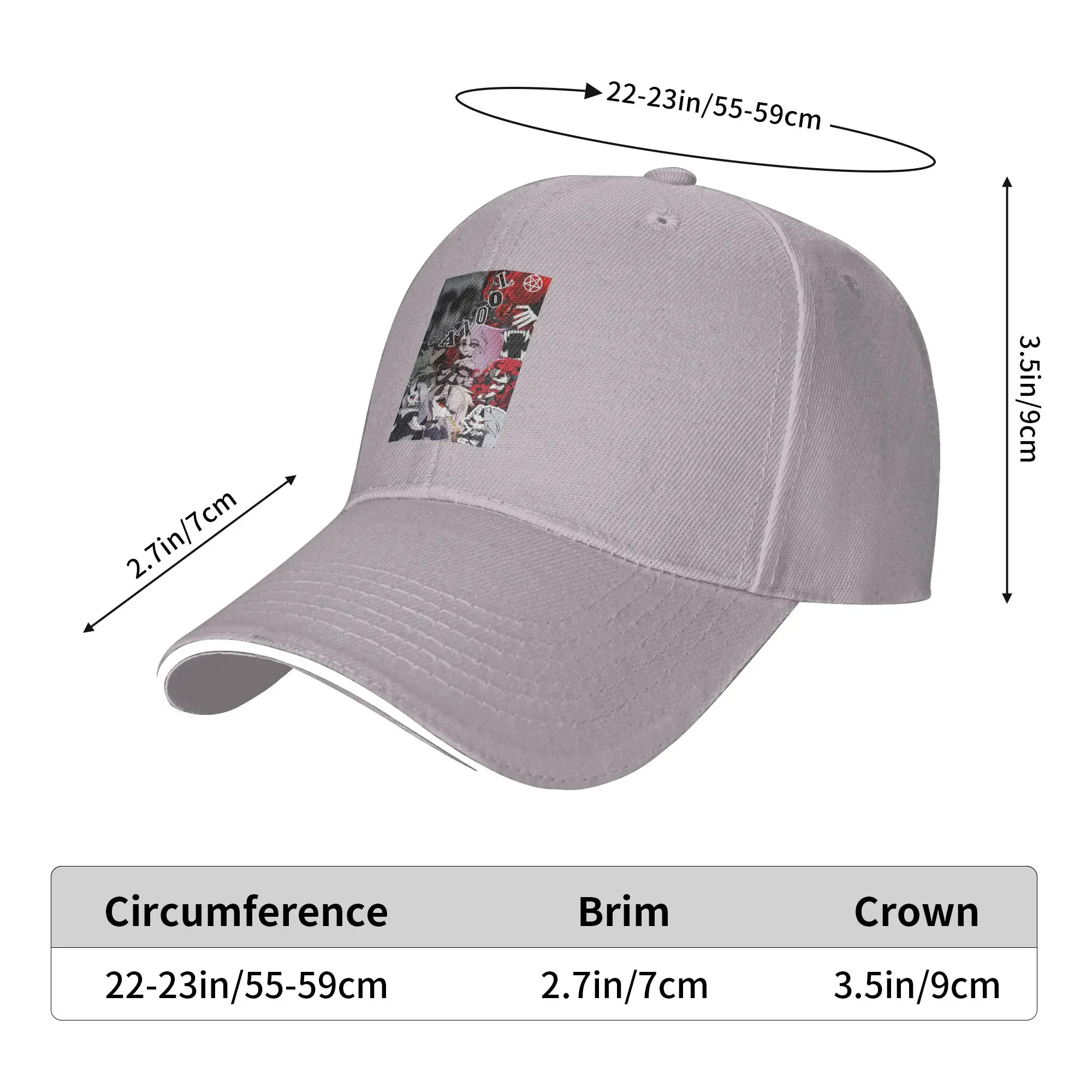 Helluva Boss Loona Cap Casual Baseball Caps Adjustable Hat Hip Hop Summer Unisex Baseball Hats Customizable