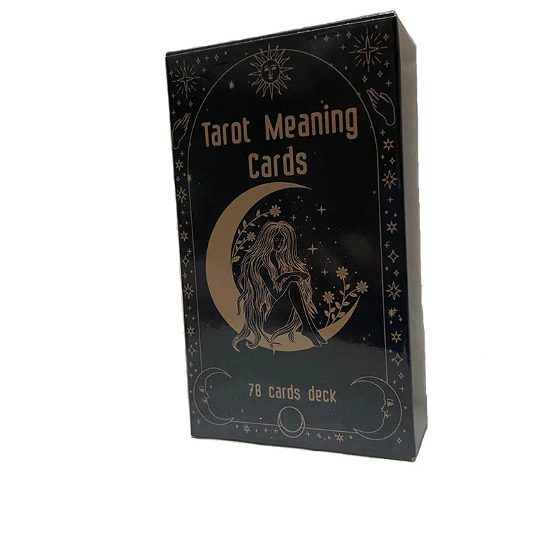 

Tarot Meaning Cards A 78 Tarot Deck English Version Oracle Deck Divination Board Game Cards Party Desktop Toy Entertainment