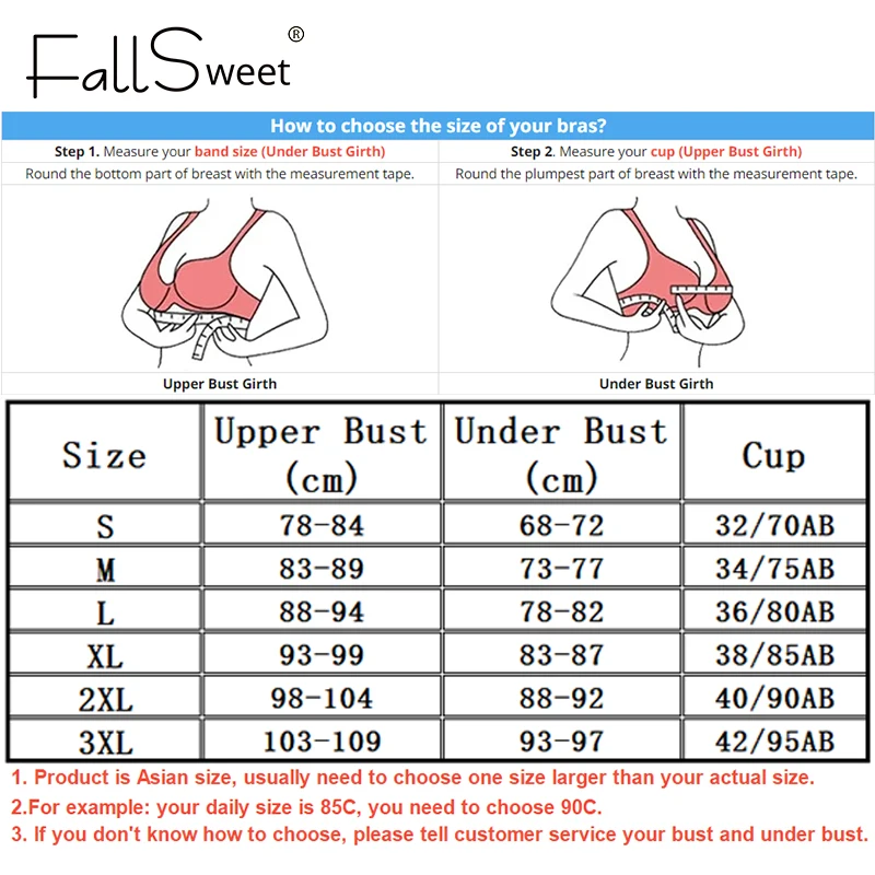 حمالة صدر FallSweet Candy للثدي الصغير للنساء، دعم ناعم لاسلكي مضاد للترهل، مجموعة ملابس داخلية من الجانب للثدي