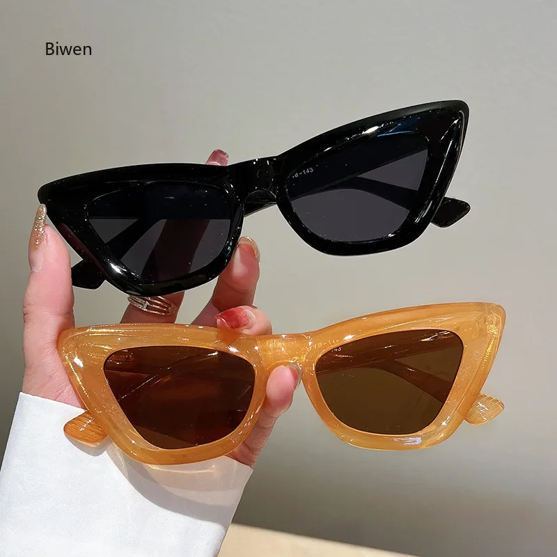 

Винтажные квадратные солнцезащитные очки в большой оправе для женщин и мужчин, солнцезащитные очки «кошачий глаз», квадратные мужские и женские прямоугольные солнцезащитные очки