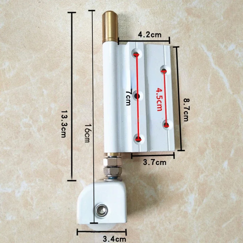 Imagem -06 - Alumínio Liga Deslizante Porta Polia Roda Inferior Universal Porta Dobrável Acessórios