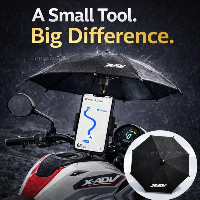 

Держатель для телефона и зонта для мотоцикла Honda X-ADV, водонепроницаемый, солнцезащитный, антибликовый, дождезащитный, крепление на руль для GPS-навигатора