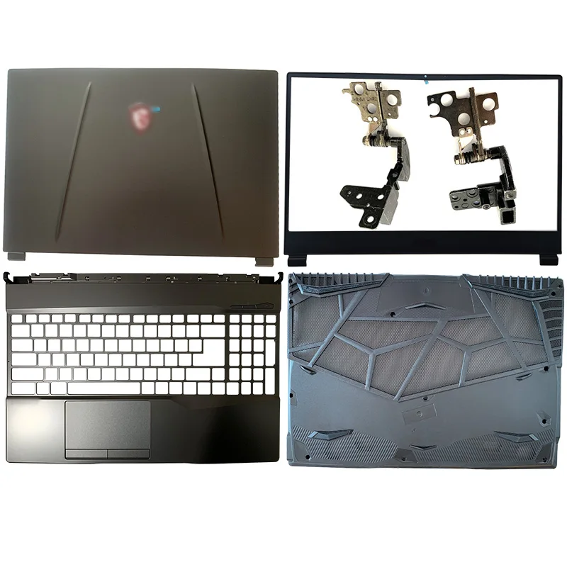 NEW Laptop LCD Back Cover/Front Bezel/Hinges/Palmrest/Bottom Case For MSI GL65 GP65 GE65 MS-16U1 3076U1A222HG01