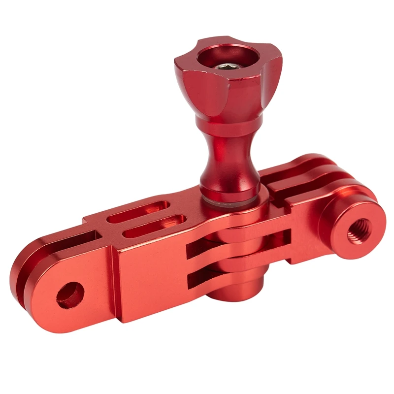 CNC Aluminium Alloy Three-Way Pivot Arm Mount Adapter For GOPRO Hero 1 2 3 3+ 4 5 Session/For XIAOMI Yi/SJ/Gitup Sport Camera
